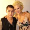 Cédric Hédiard et l'animatrice TV Miss France Elodie Gossuin - Morning café 