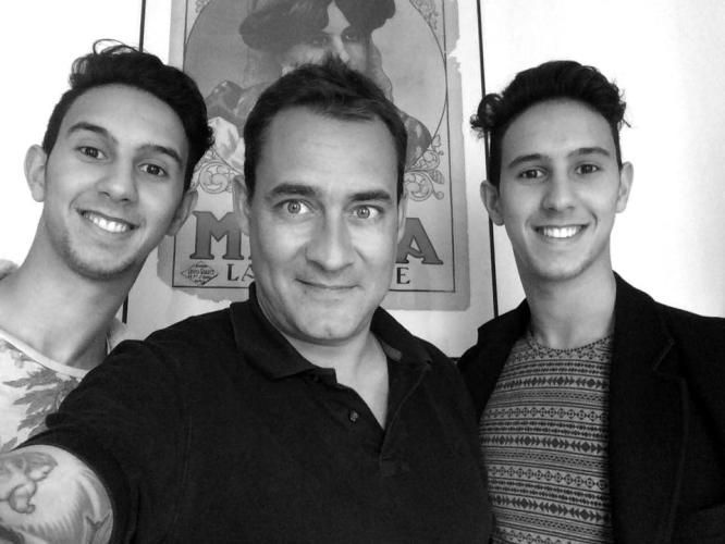 LES FRENCH TWINS rendent visite à Cédric Hédiard