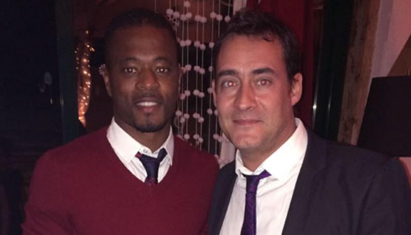Patrice Evra et Cédric Hédiard
