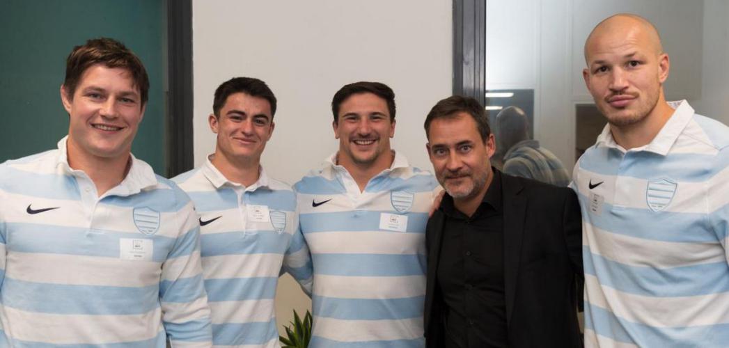 Cédric Hédiard et ses amis du &#34;Racing Club de France&#34;